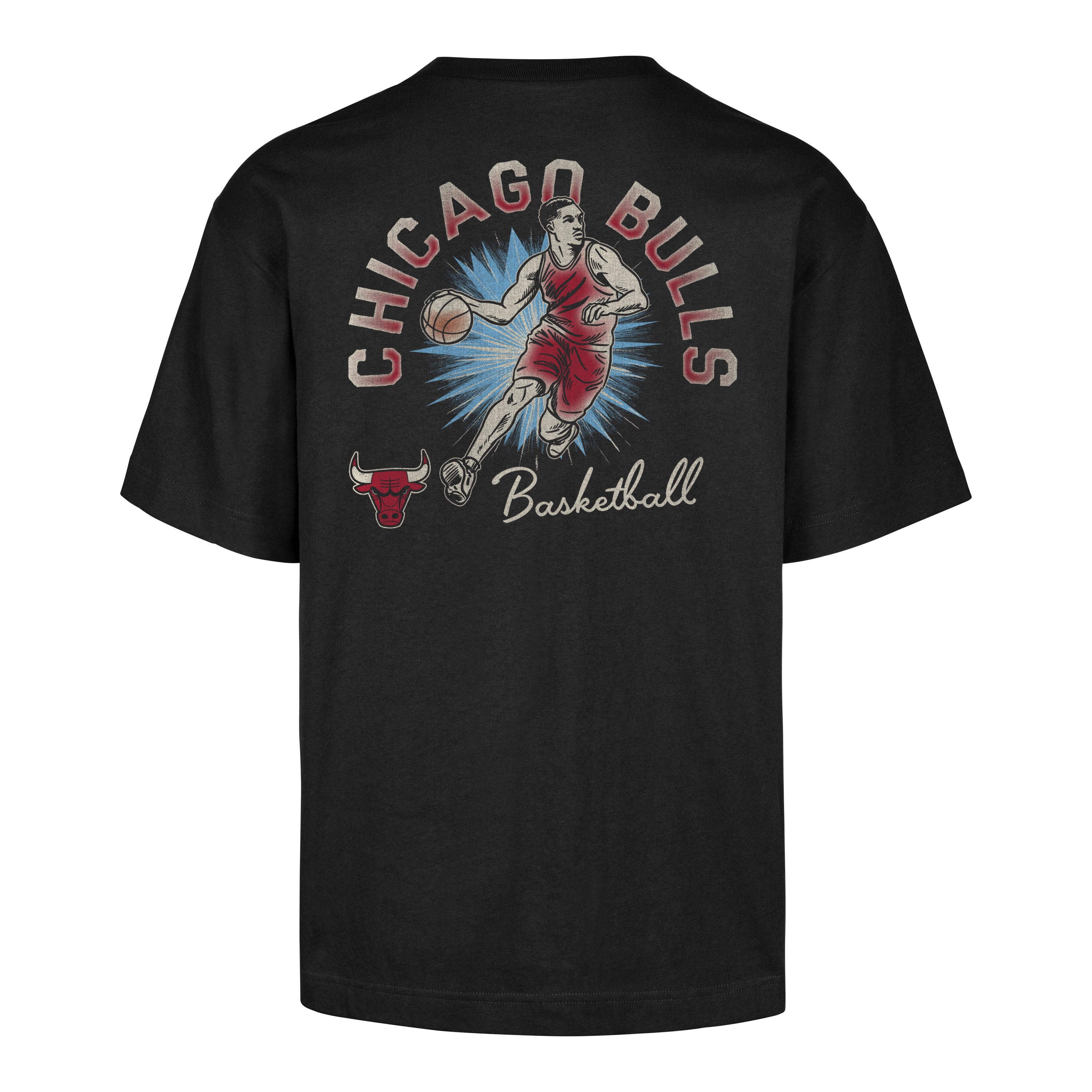 Playera Manga Corta '47 Chicago Bulls NBA Game On Fundation