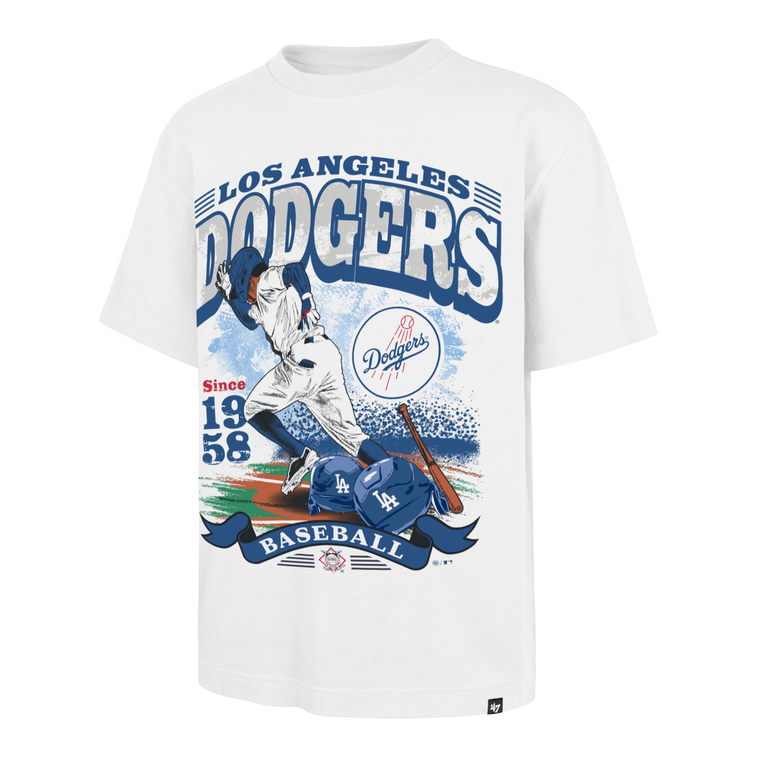 Playera Manga Corta '47 Los Angeles Dodgers MLB Hierarchy