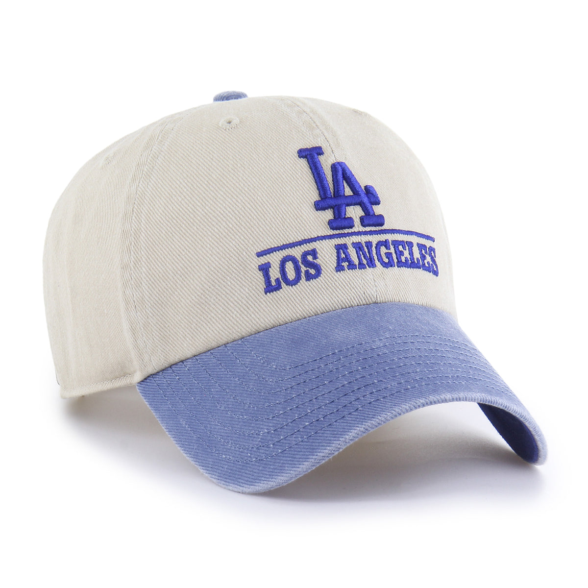 Los Angeles Dodgers MLB Logo Line Two Tone '47 Clean Up