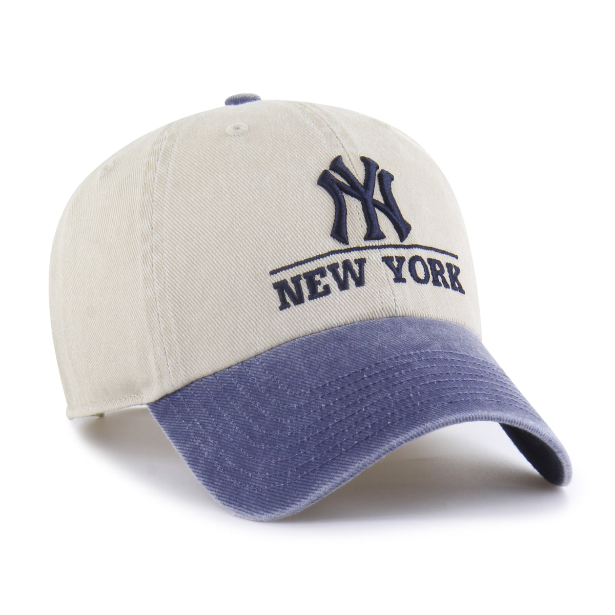 New York Yankees MLB Logo Line Two Tone '47 Clean Up