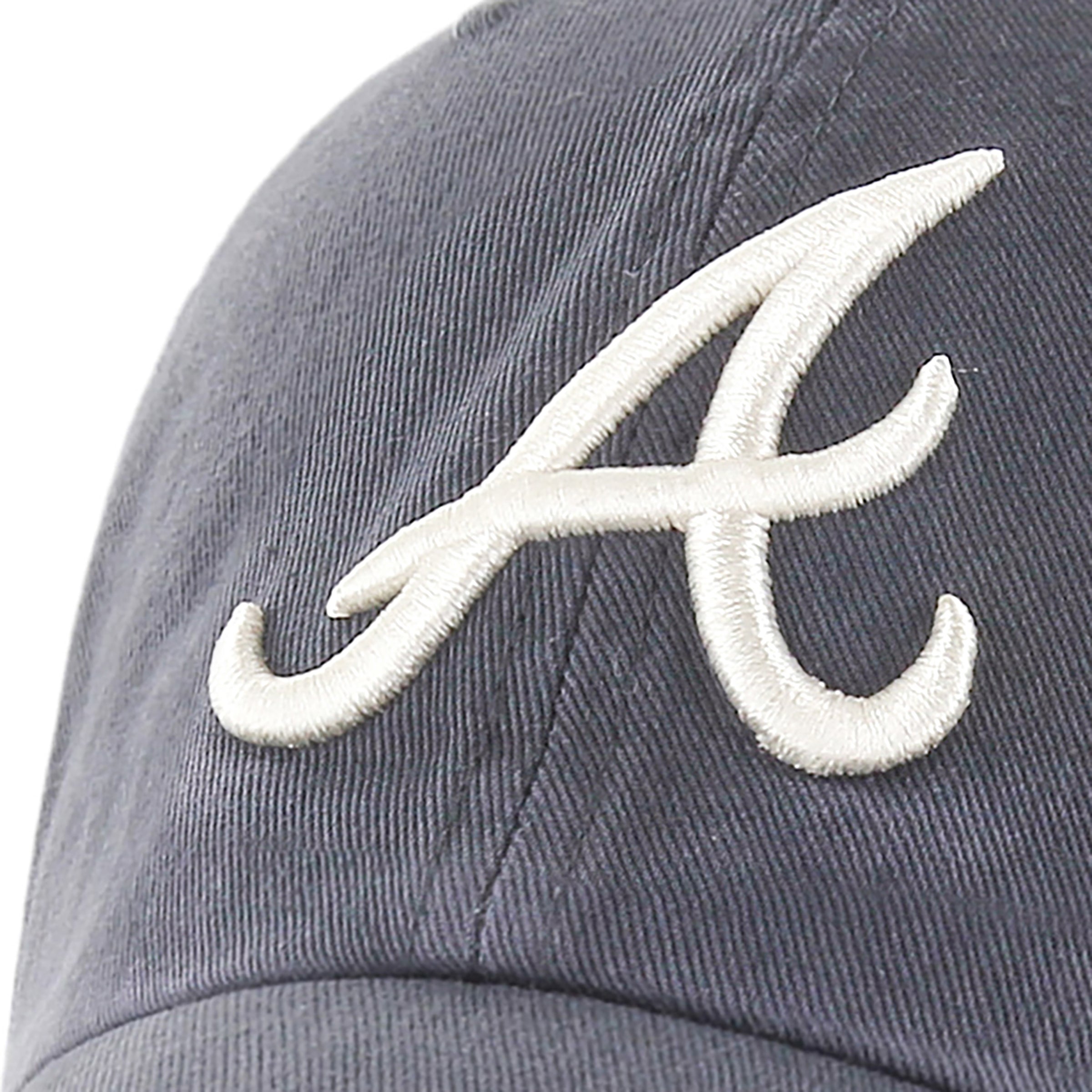 Atlanta Braves MLB Khaki & Vintage Navy '47 Clean Up