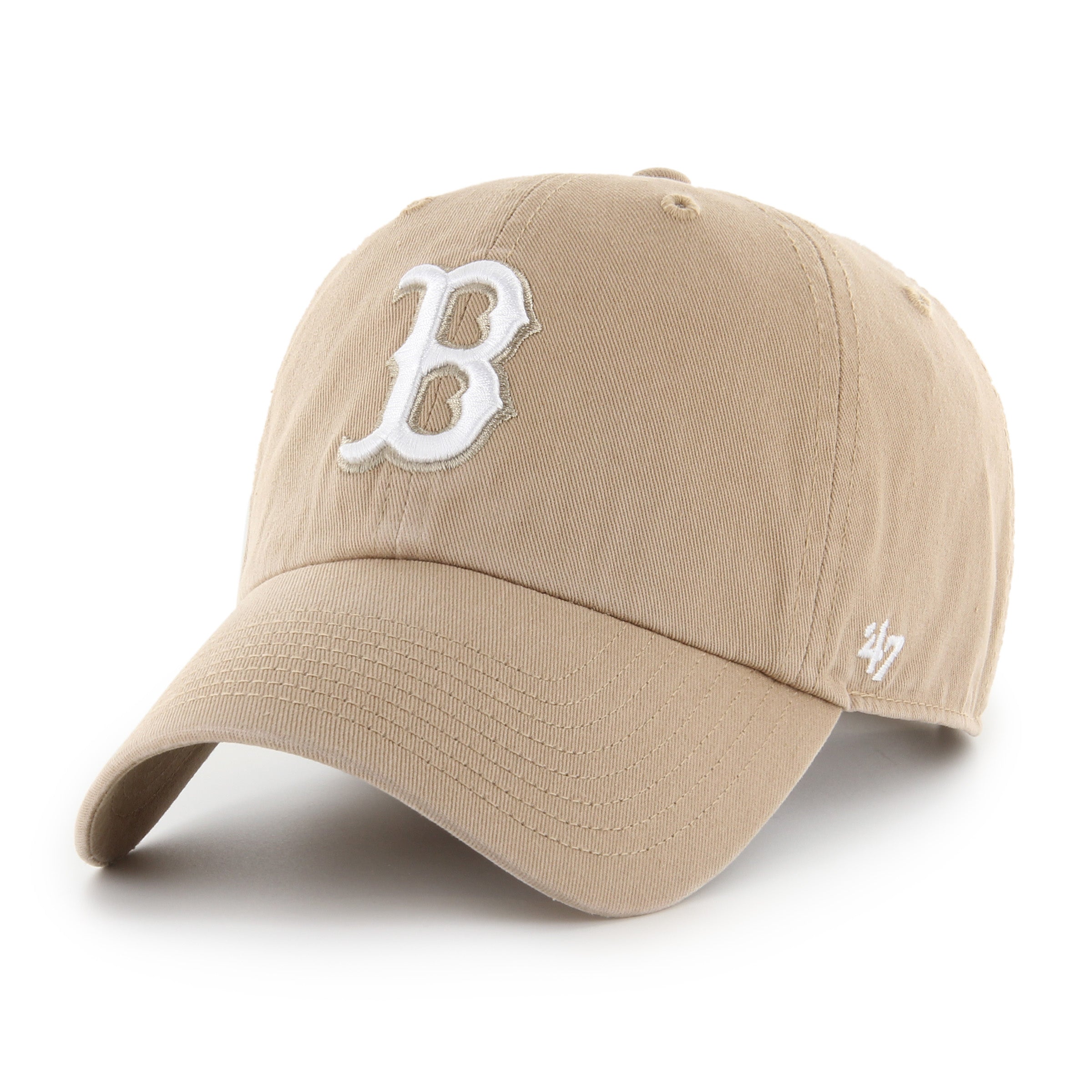 Boston Red Sox MLB Khaki & Vintage Navy '47 Clean Up