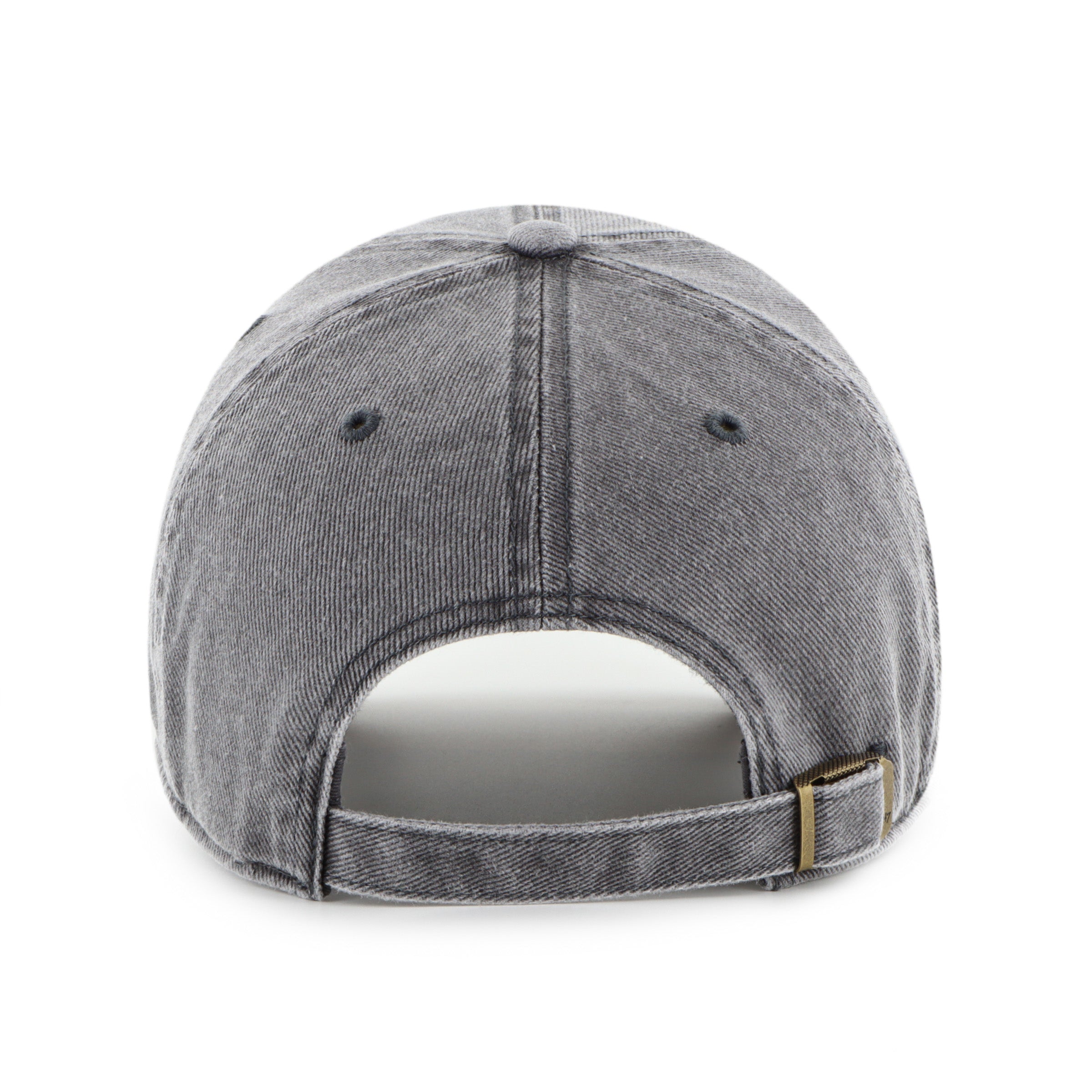 Gorra '47 Clean Up Arizona Diamondbacks MLB Pigment en algodón negro con efecto deslavado, visera curva sin estructura con logo de los Diamondbacks bordado al frente y emblema '47 en el lateral, cierre strapback ajustable