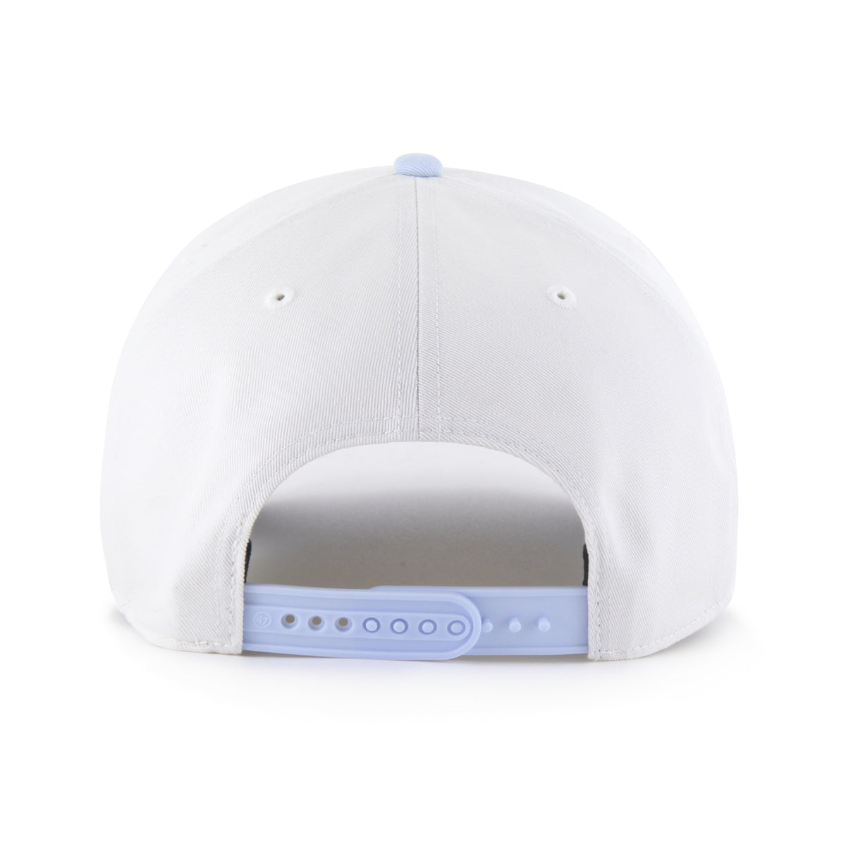 Chicago White Sox MLB Ice Cream ’47 Hitch RF color Beige, corona beige claro y visera azul claro semicurva, bordado frontal WHITE SOX en tono claro con detalles de helado, casco negro con helado y logo Sox, inscripción FRESH FROM Chicago, emblema ’47 azul claro lateral y ajuste snapback.