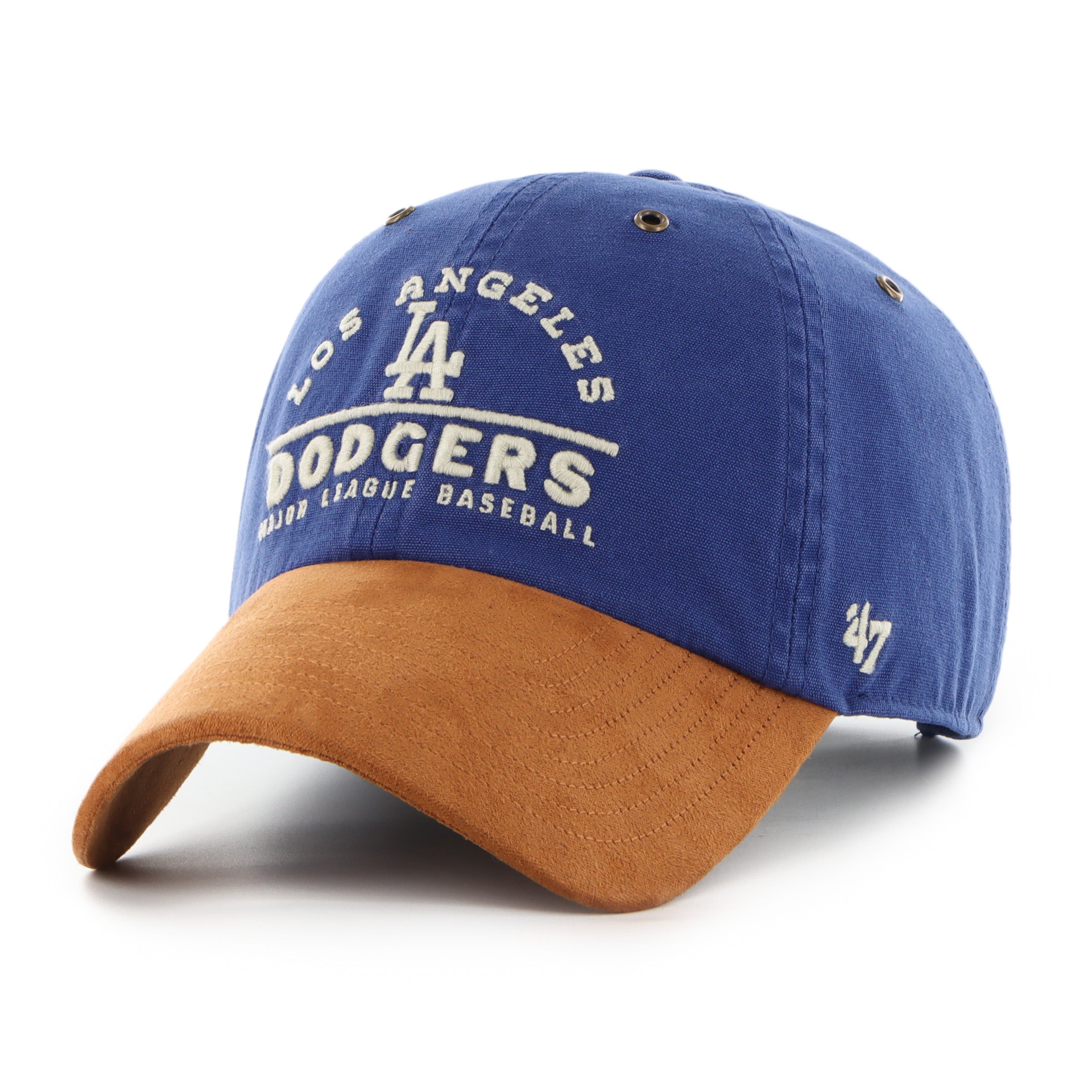 Los Angeles Dodgers MLB Windham Suede Visor '47 Clean Up