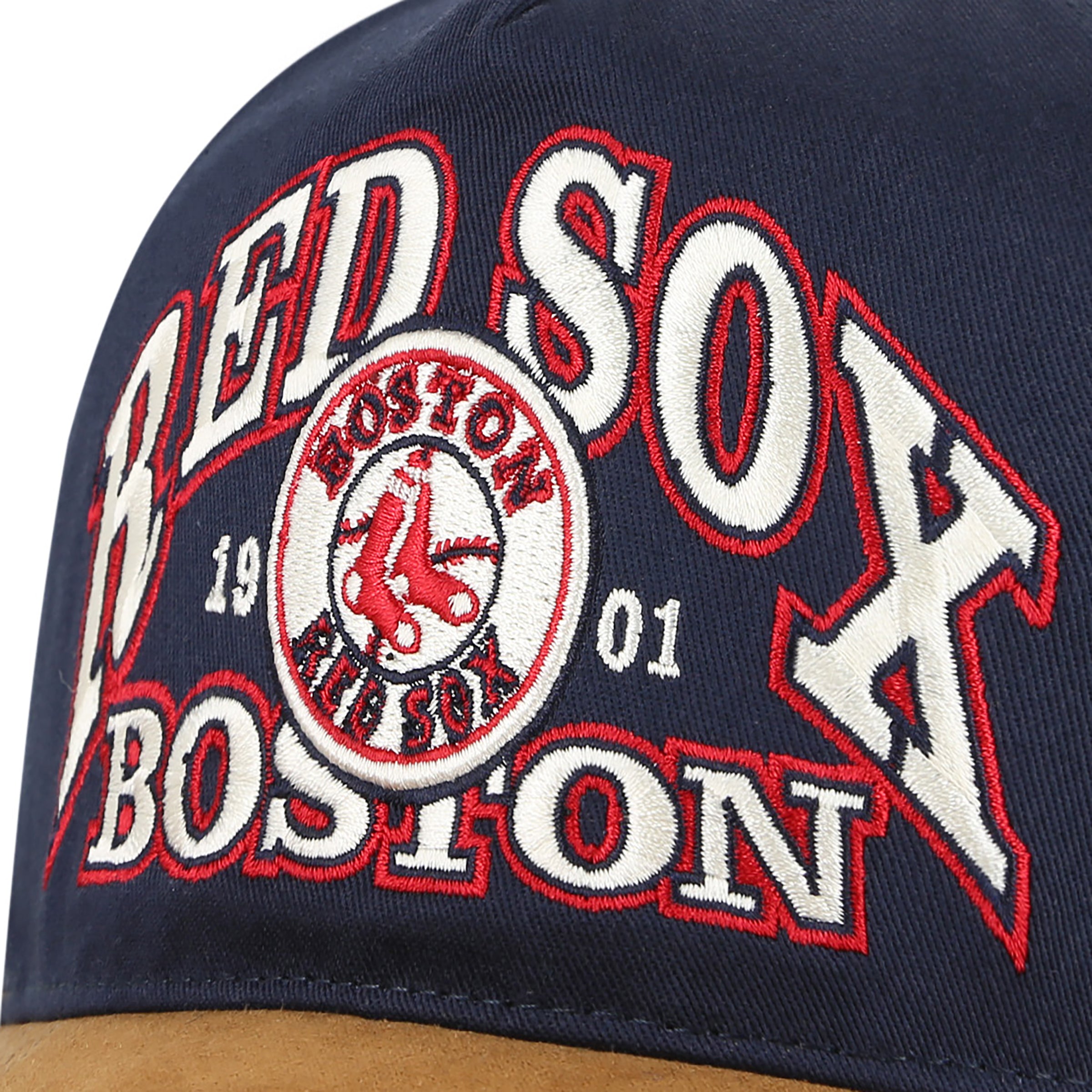 Boston Red Sox MLB Cooperstown Suede Visor '47 Hitch