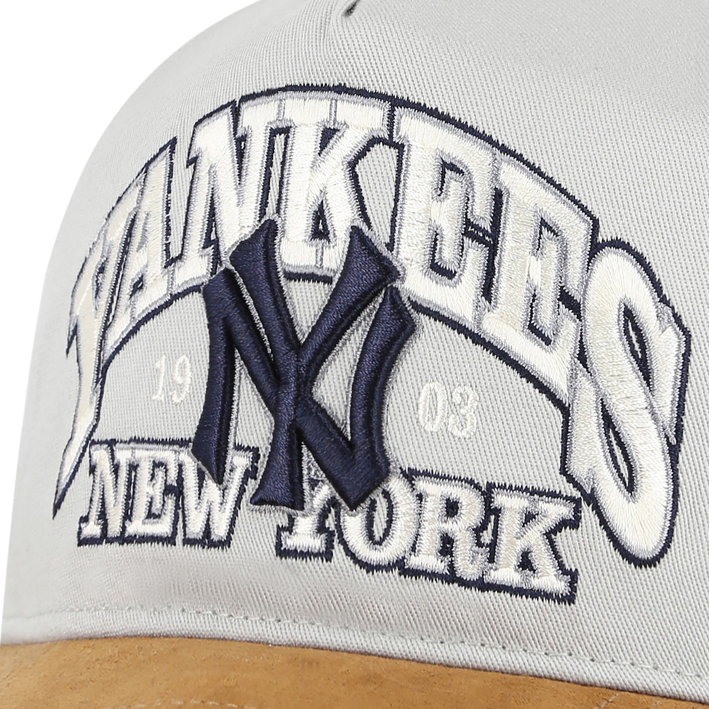 New York Yankees MLB Cooperstown Suede Visor '47 Hitch