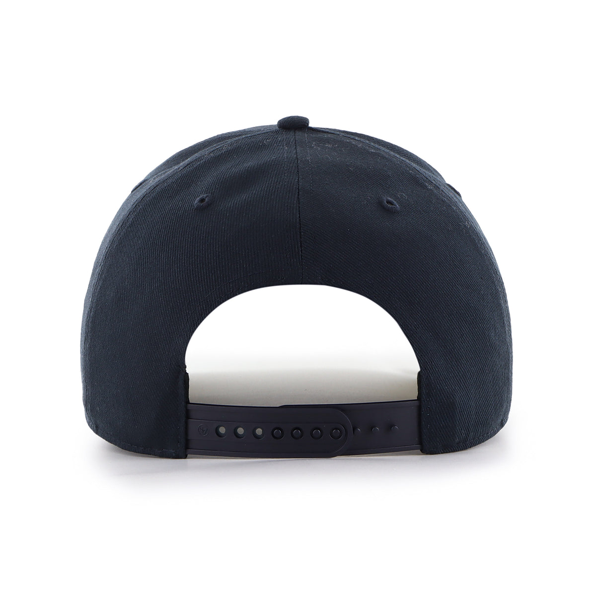 Gorra '47 Hitch RF New York Yankees MLB Cooperstown World Series azul marino en algodón con visor en pana, nombre y logo Yankees bordado al frente y snapback ajustable