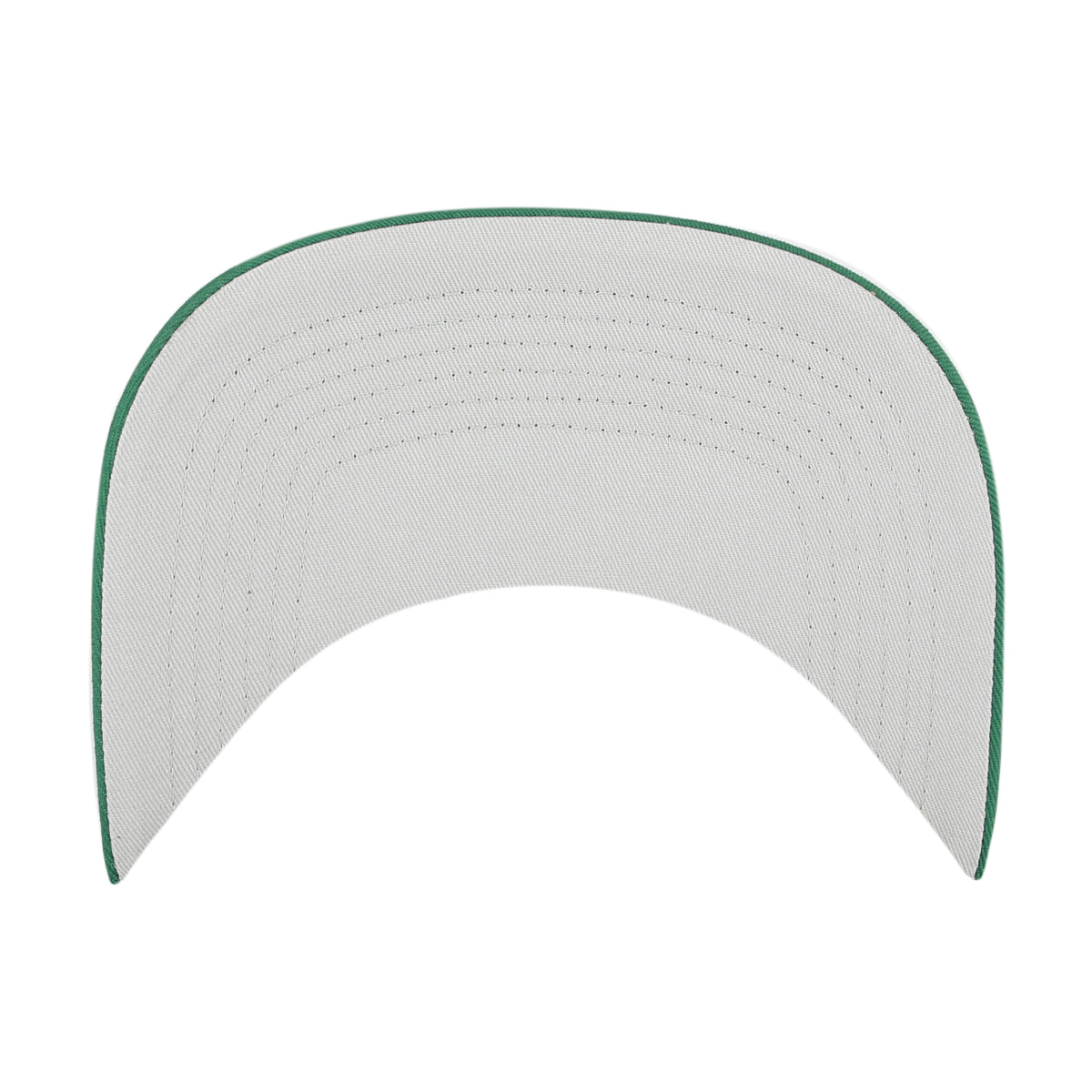 Philadelphia Eagles NFL Roscoe Rope ’47 Hitch color Blanco, corona blanca y visera verde semicurva, águila sujetando un balón e inscripciones EAGLES y FOOTBALL bordadas al frente, cordón decorativo blanco, emblema ’47 verde lateral y ajuste snapback.