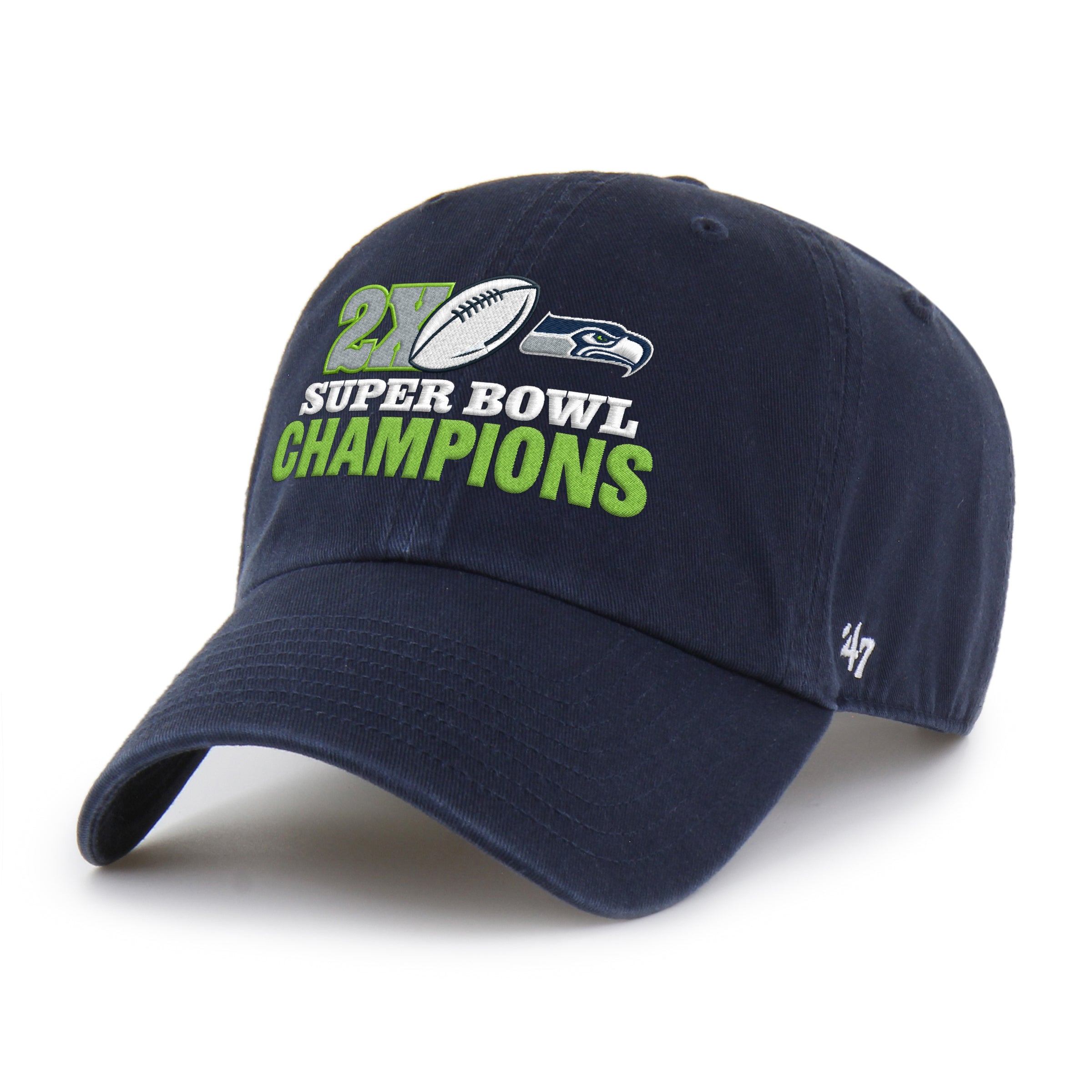 Seattle Seahawks NFL Super Bowl LX Champions '47 Clean Up