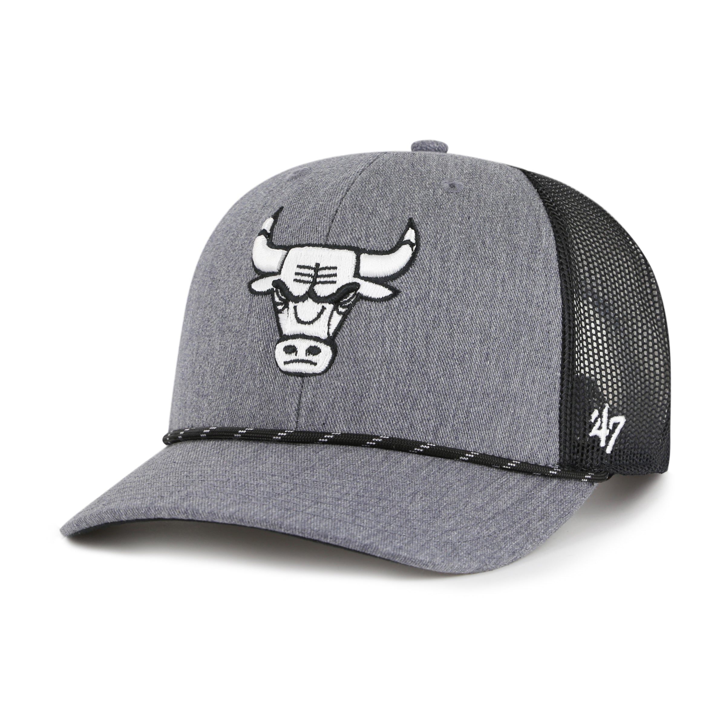 Chicago Bulls NBA Carbon Rope '47 Trucker