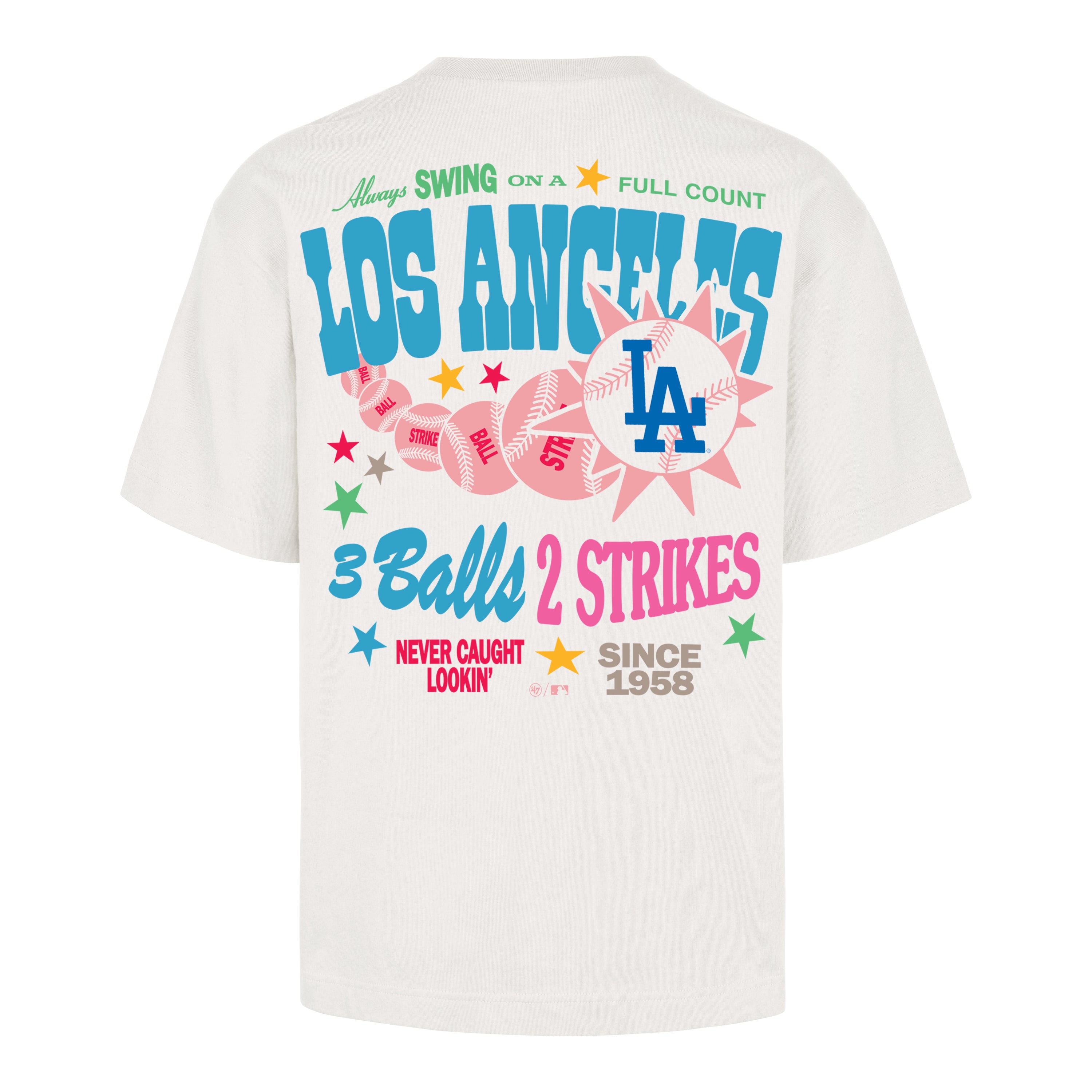 Playera Manga Corta '47 Los Angeles Dodgers MLB Turnpike