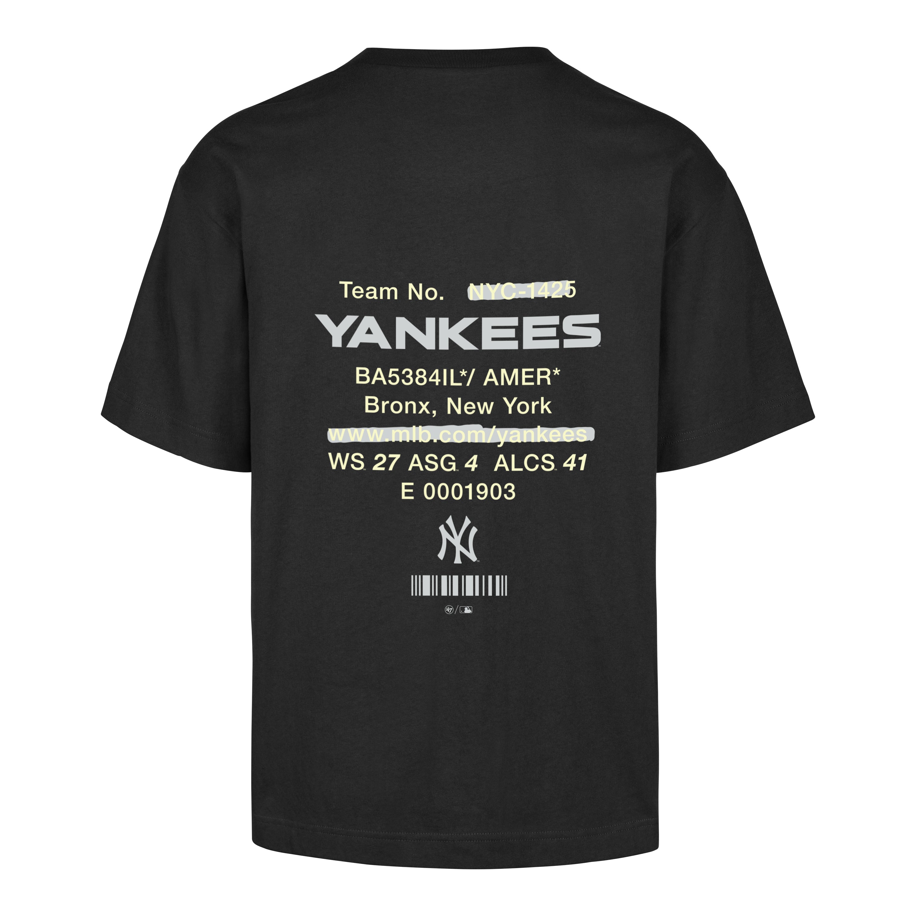 Playera Manga Corta '47 New York Yankees MLB Quiet Outdoors