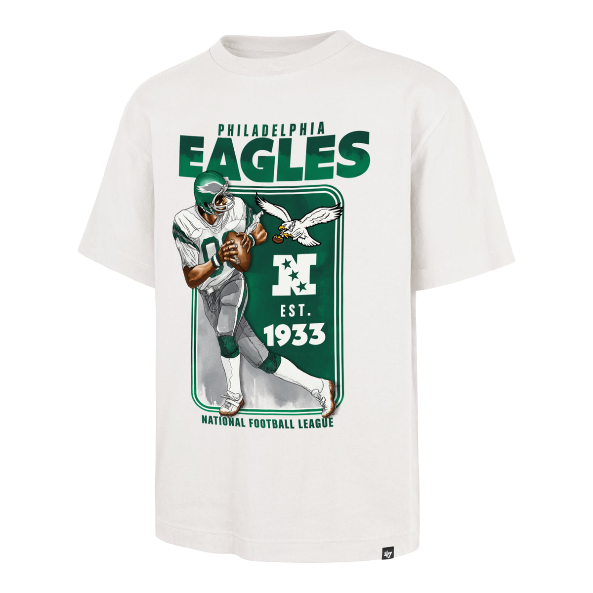 Playera Manga Corta '47 Philadelphia Eagles NFL Game On Fundation