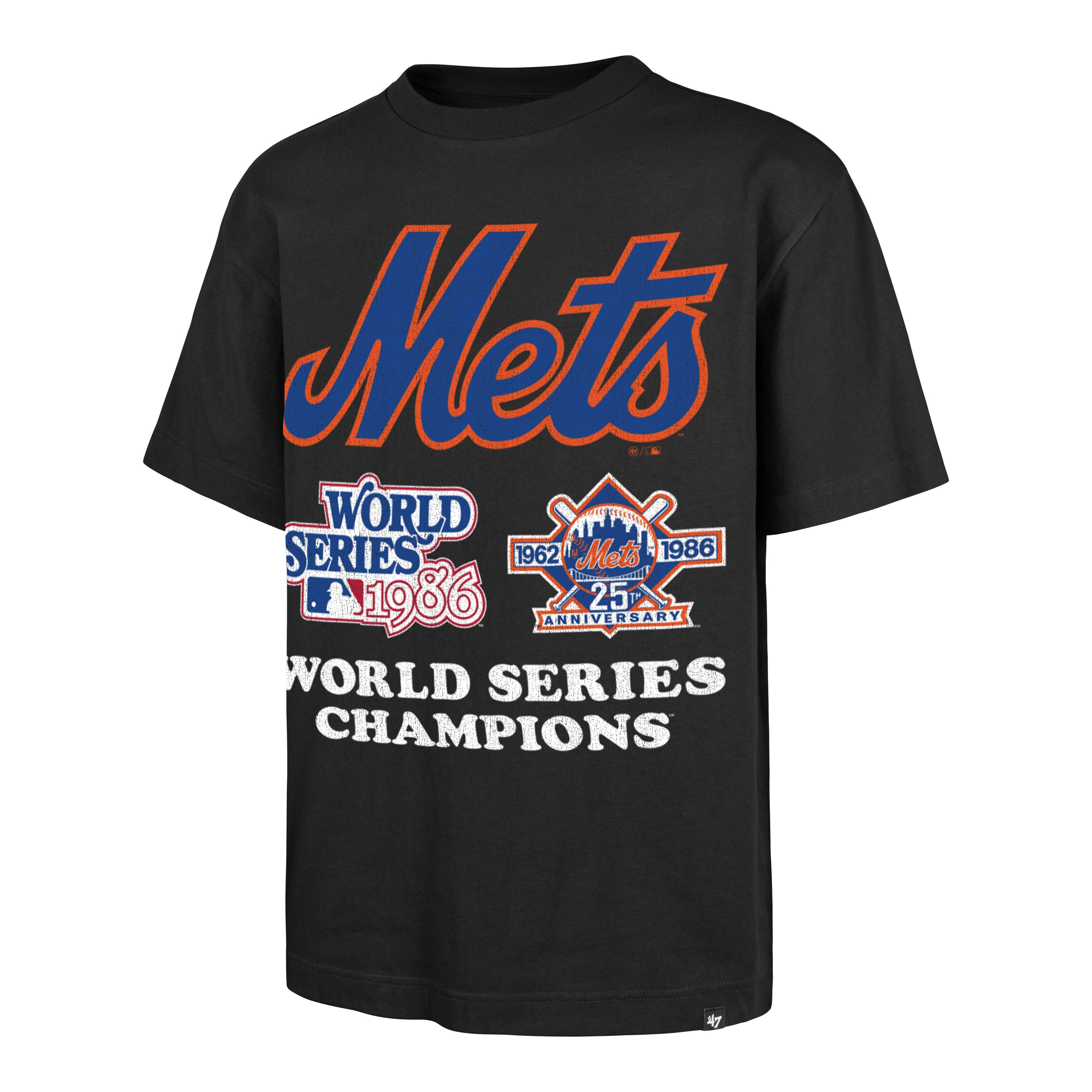 Playera Manga Corta '47 New York Mets MLB 1986