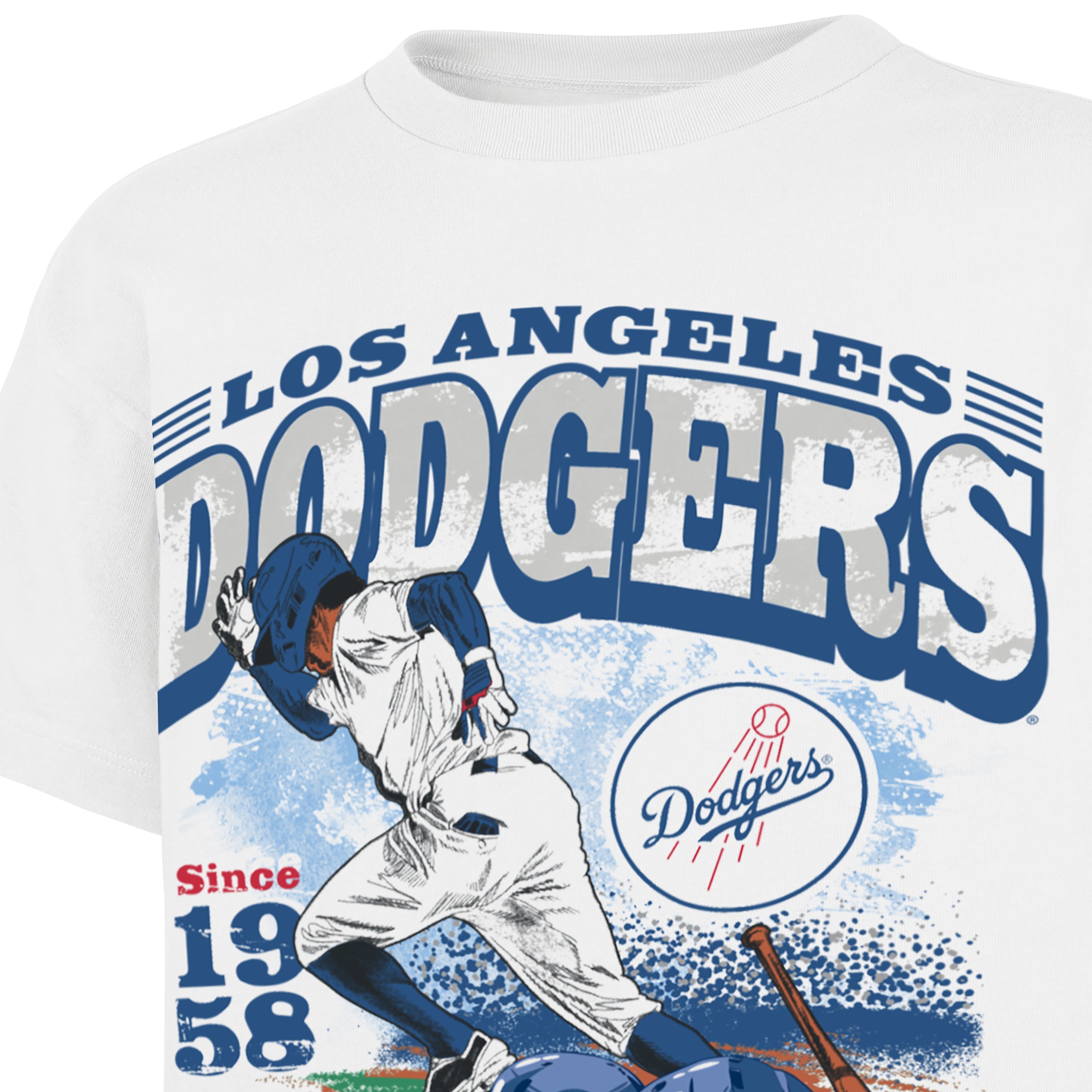 Playera Manga Corta '47 Los Angeles Dodgers MLB Hierarchy