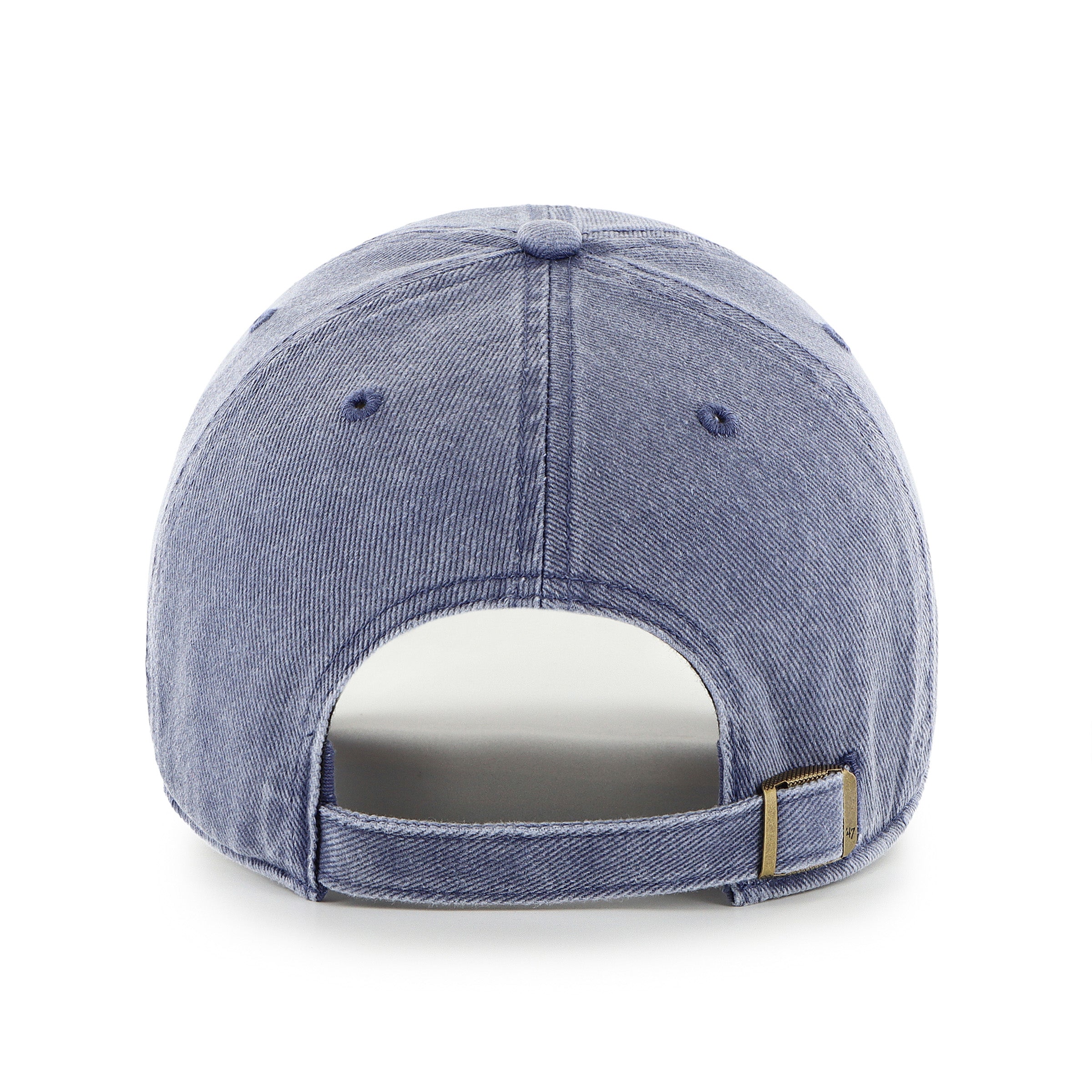 Gorra '47 Clean Up Houston Astros MLB Pigment en algodón azul con efecto deslavado, visera curva sin estructura con logo de los Astros bordado al frente y emblema '47 en el lateral, cierre strapback ajustable