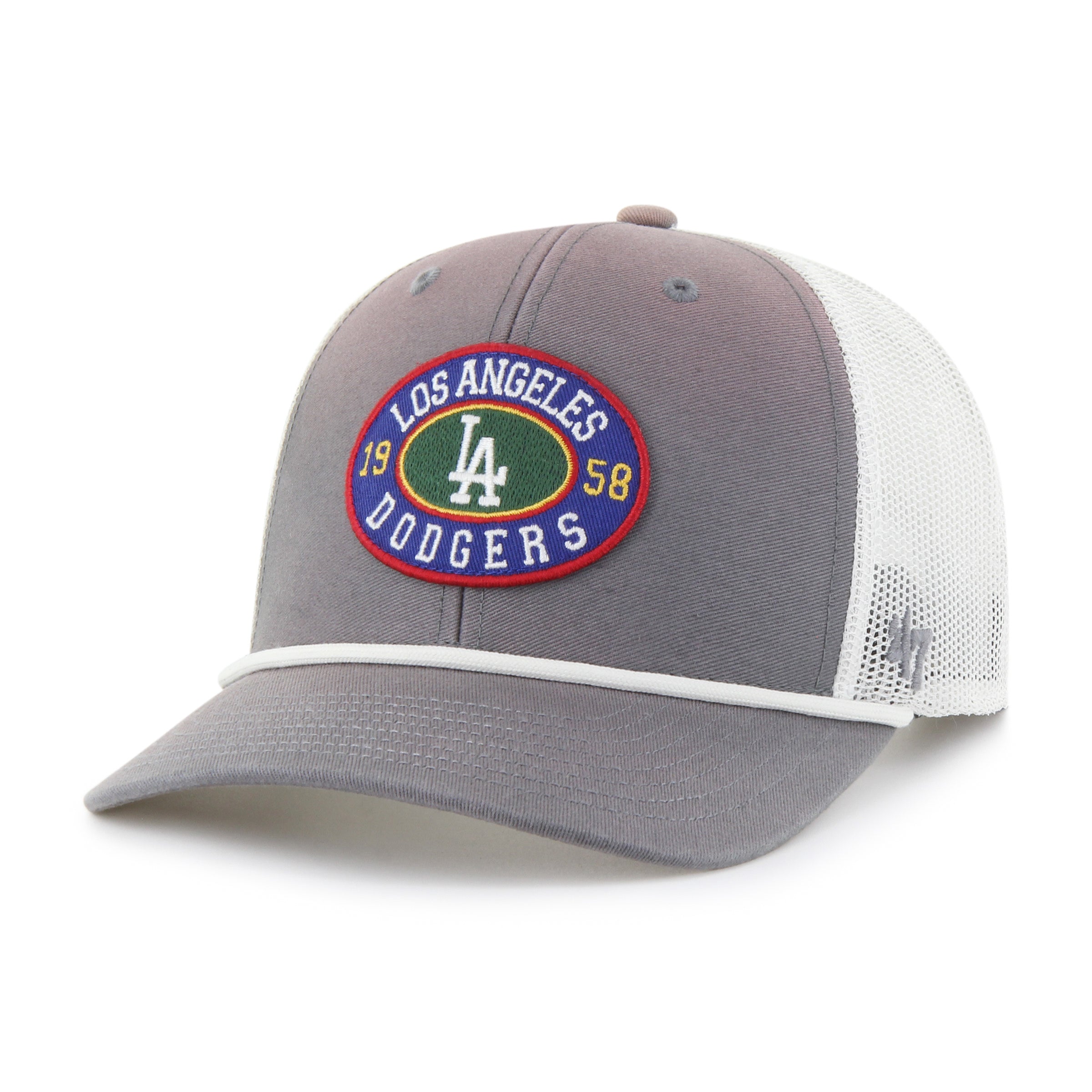 Los Angeles Dodgers MLB Tide Sweep Rope  '47 Trucker