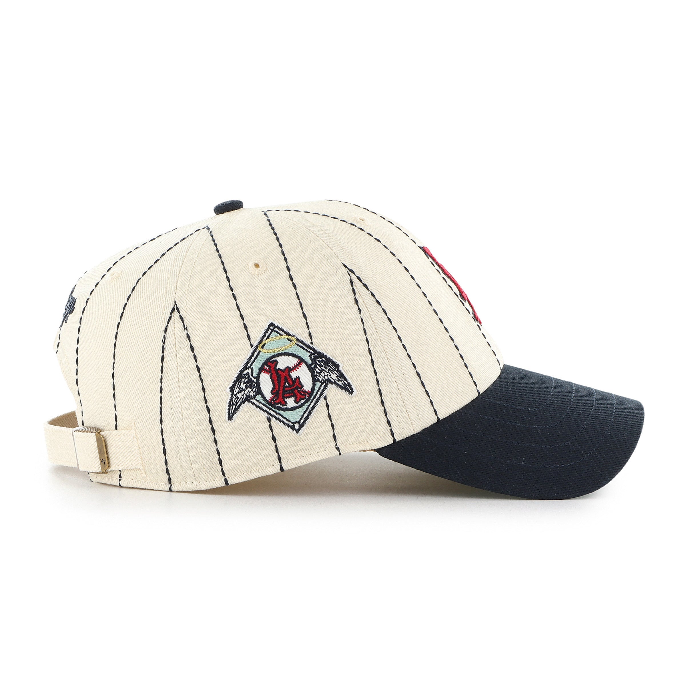 Los Angeles Angels MLB Rawlings Pinstripe X '47 Clean Up