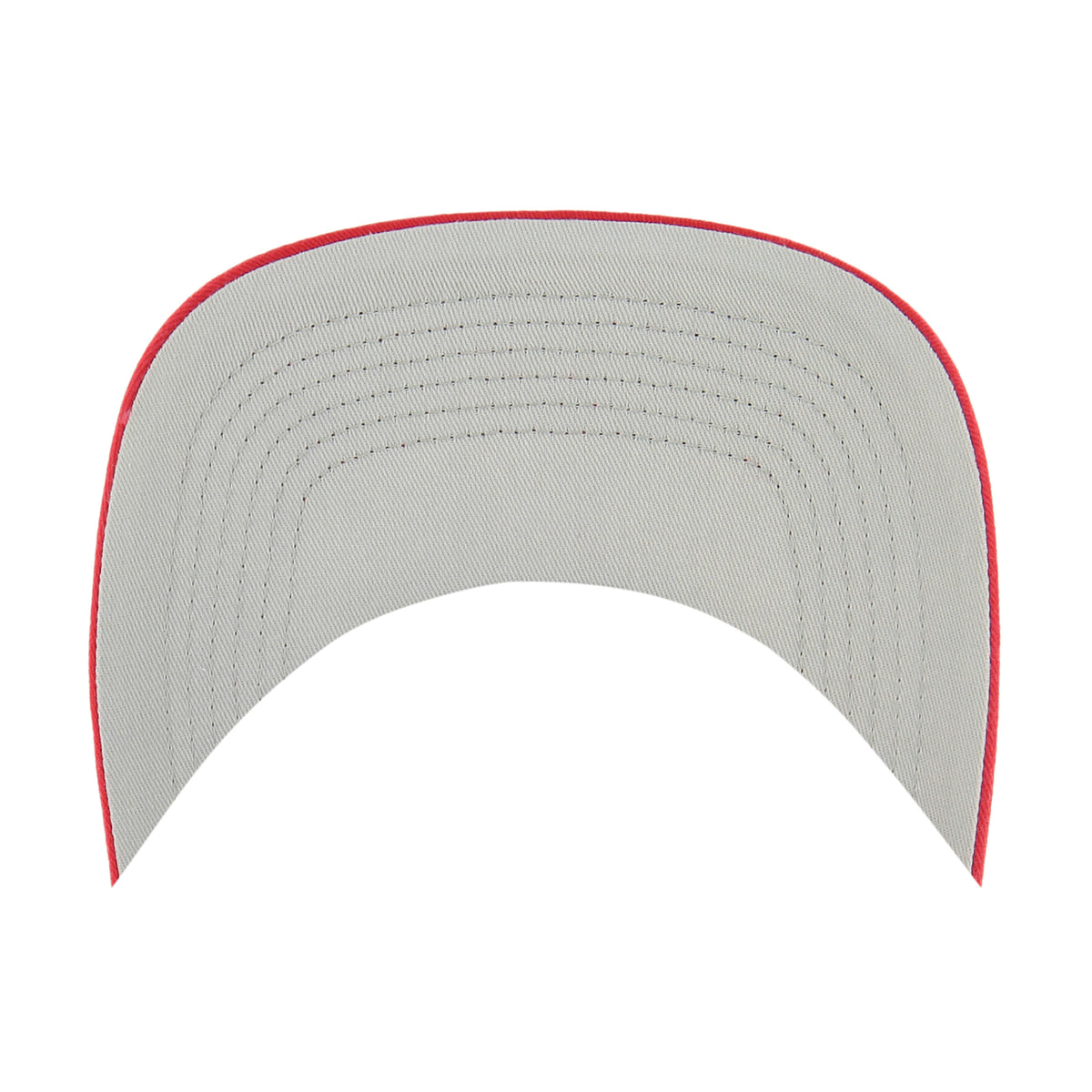 Gorra '47 Hitch RF Kansas City Chiefs NFL Dusted Laramie rojo en algodón con acabado desgastado, nombre Chiefs bordado al frente, logo lateral y snapback ajustable