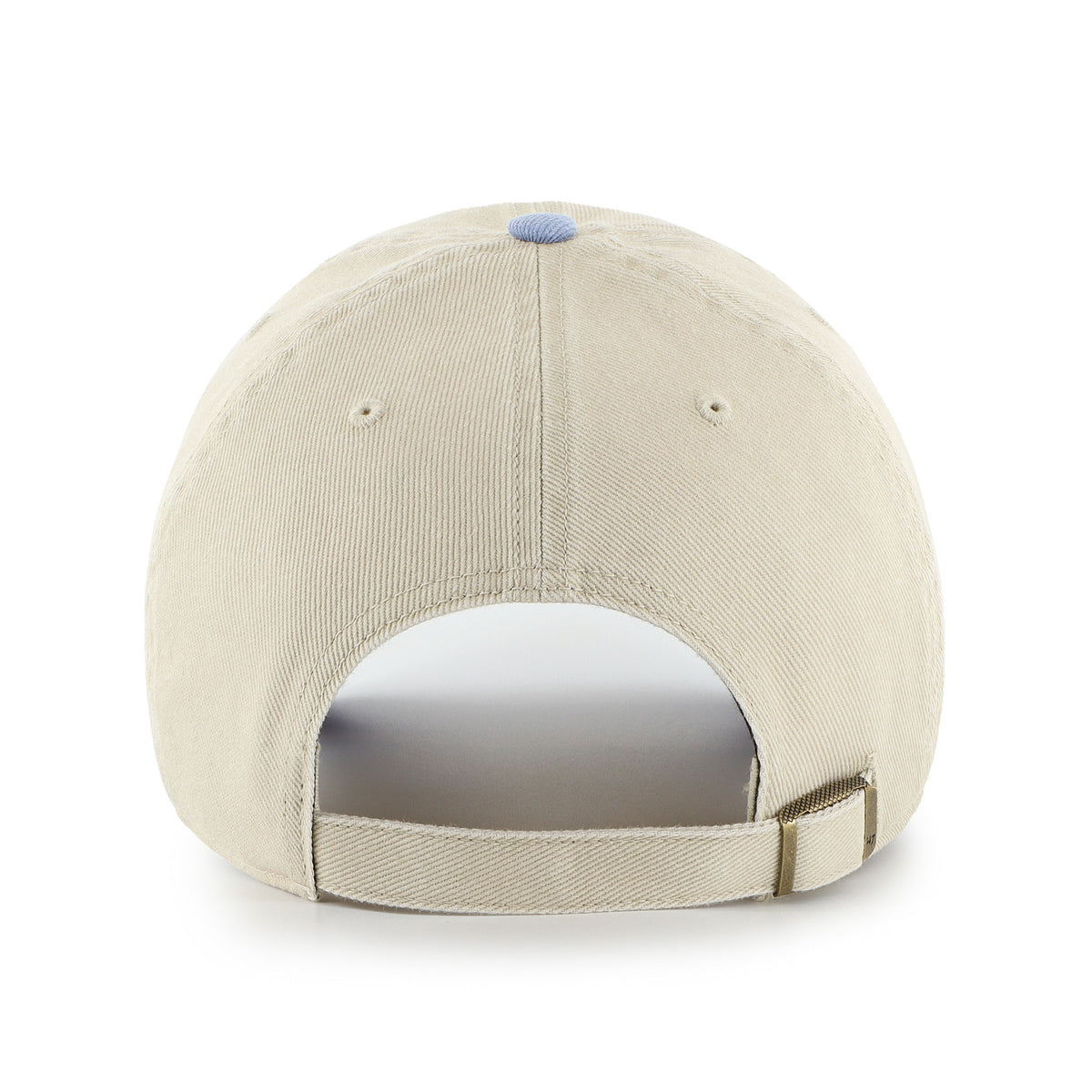 Gorra '47 Clean Up Buffalo Bills NFL Logo Line Two Tone color Beige en algodón, logo y nombre Bills bordado al frente y strapback ajustable