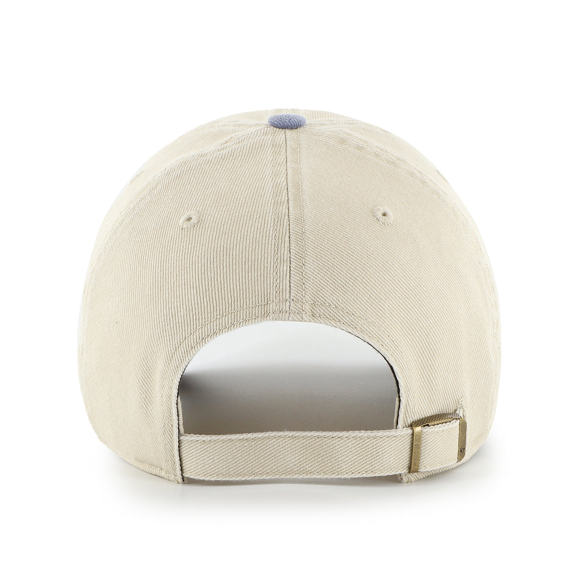 Gorra '47 Clean Up New England Patriots NFL Logo Line Two Tone color Beige en algodón, logo y nombre Patriots bordado al frente y strapback ajustable