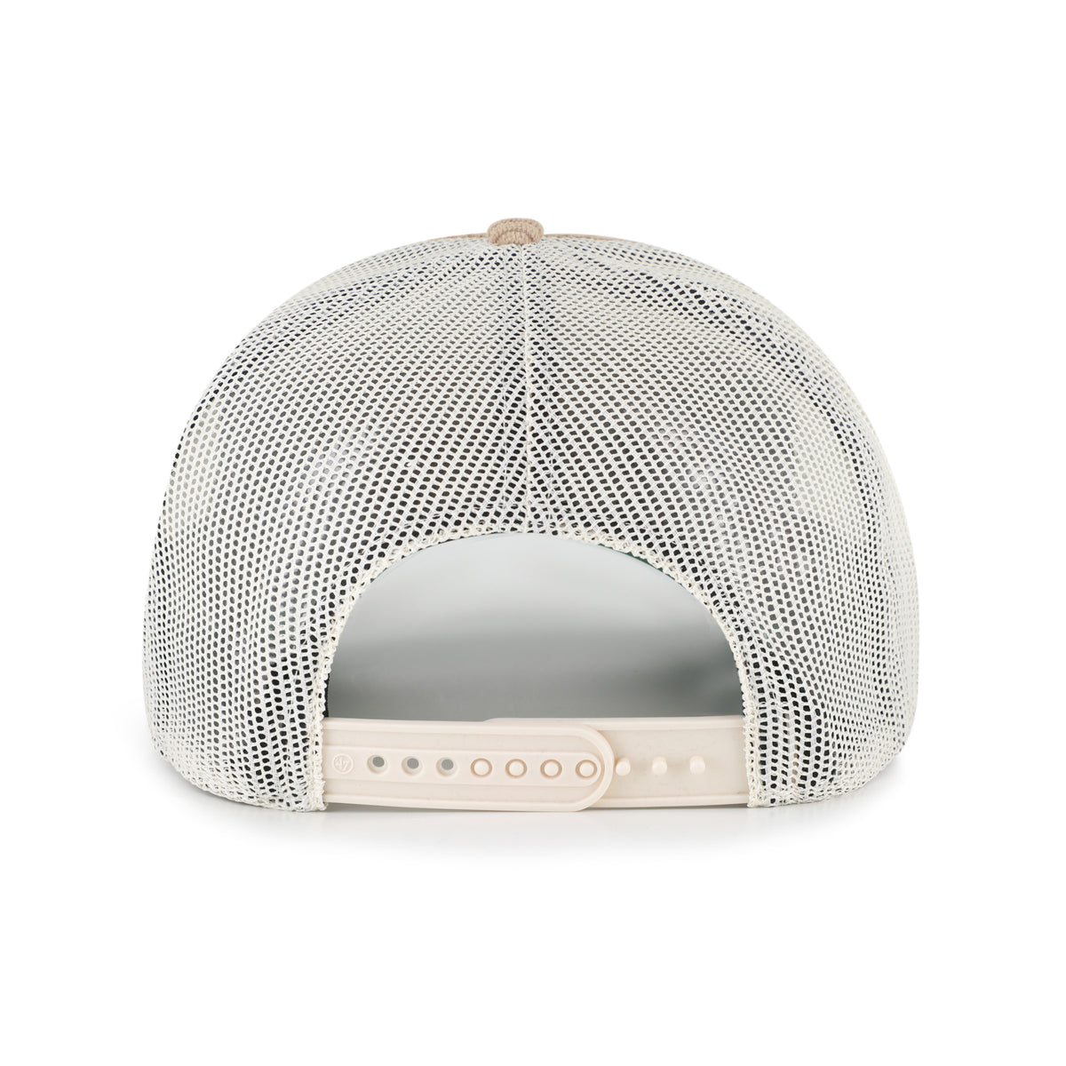 Gorra '47 Hitch RF San Francisco 49ers NFL Cord Land caqui en pana con malla mesh trasera, plate con logo y nombre 49ers bordado al frente y snapback ajustable